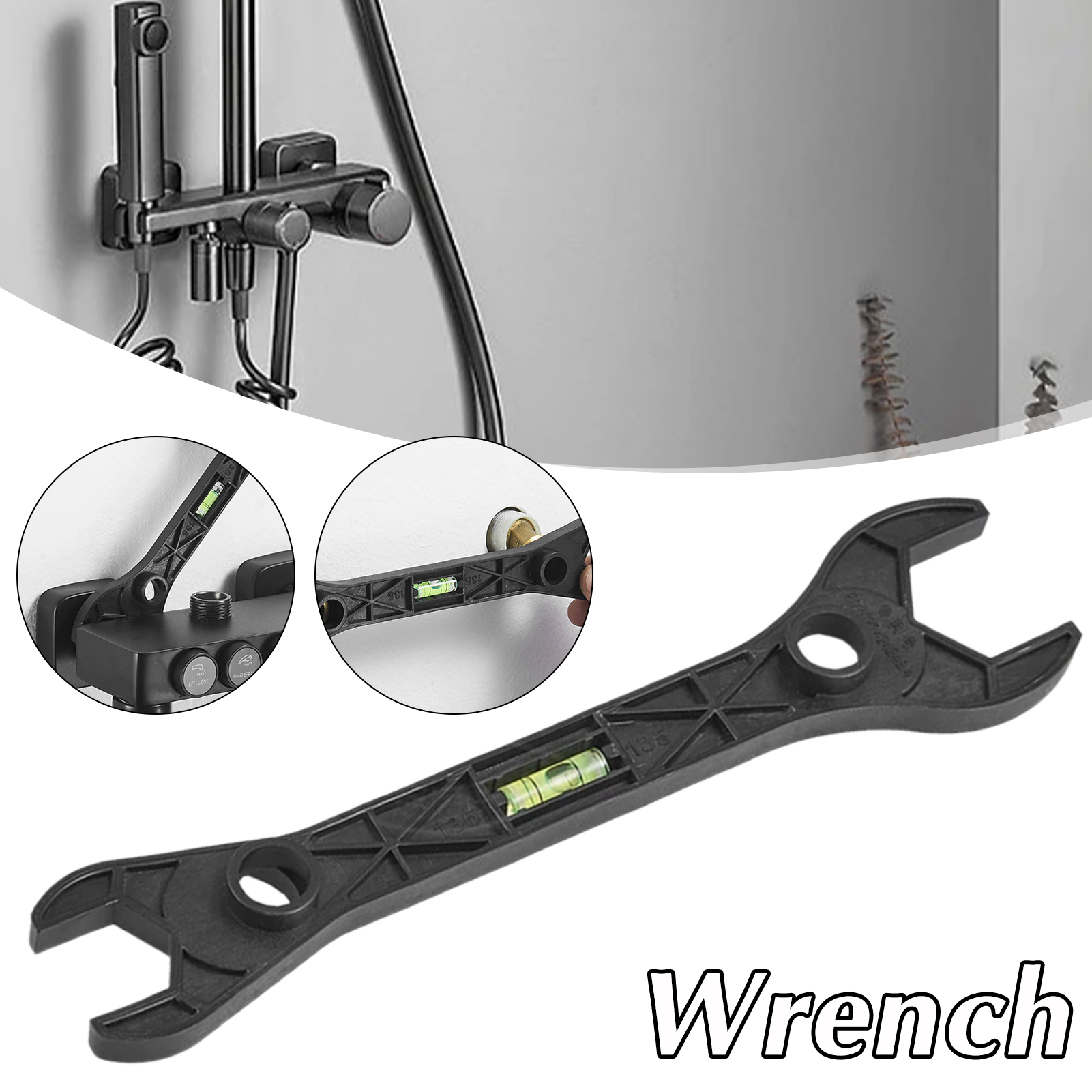 Home Bathroom Repair - Shower Mixing Valve Wrench Dual Headed