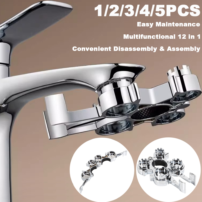 Home Bathroom Repair - Multi Faucet Wrench Sink Faucet Aerator