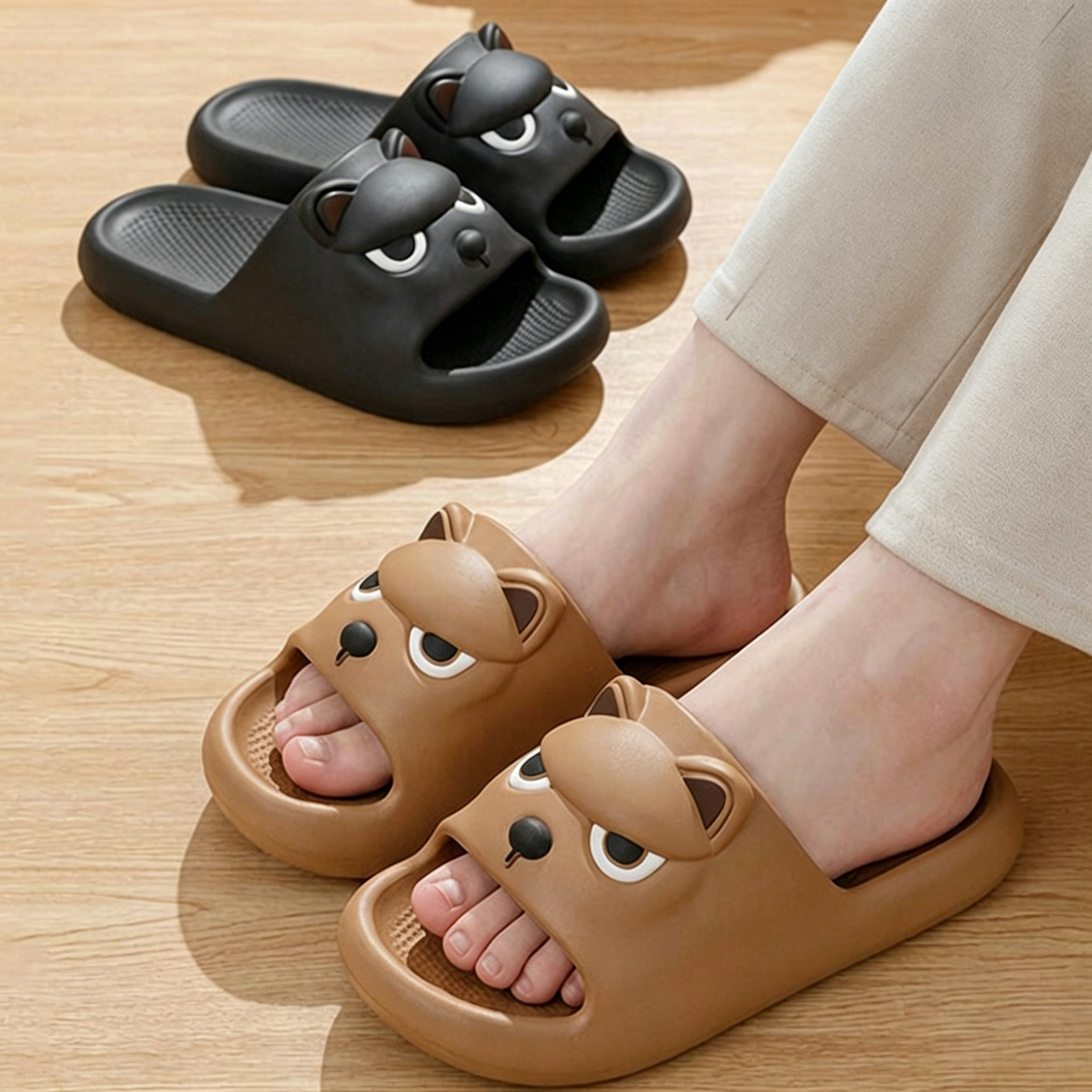 Home Bath - Cartoon Cute Dog Eva Soft Sole