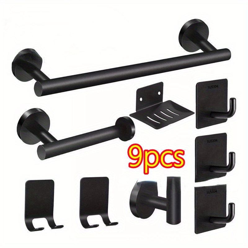 Towel Bar Stainless - Stainless Steel Towel Rod Set, Toilet