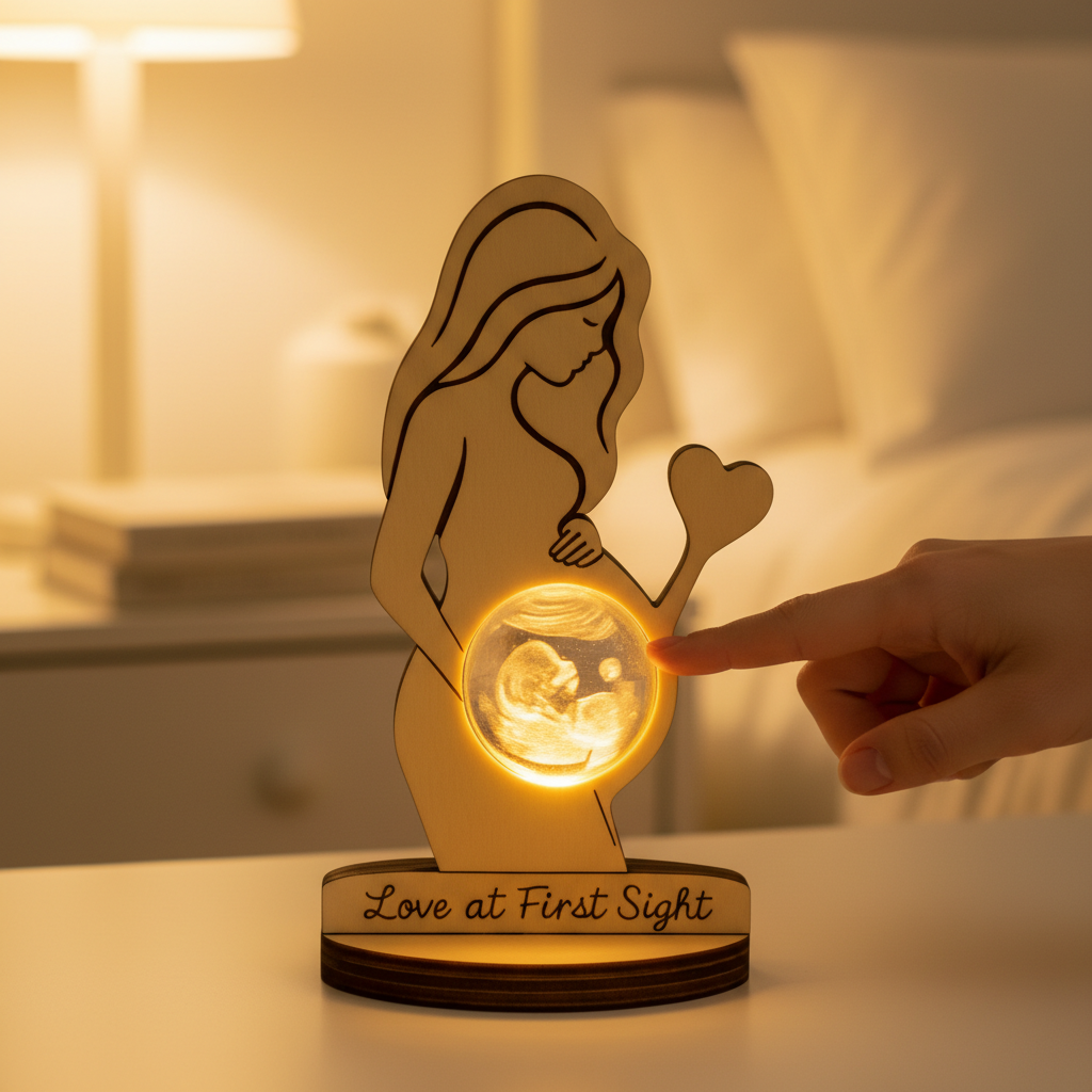 Home Bathroom Lights - Custom Photo Night Light Personalized 3D