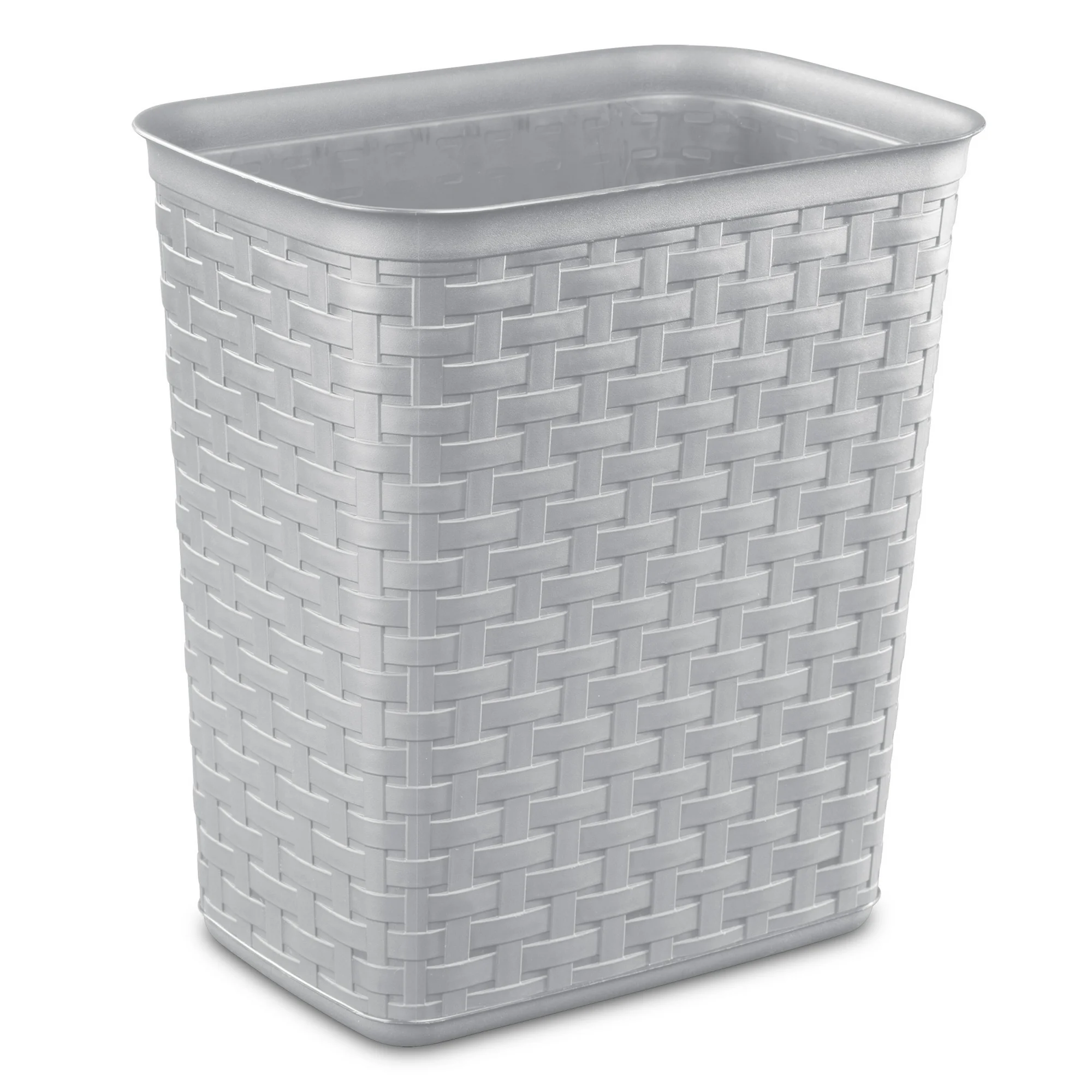 Home Bathroom Cleaning Solution - 3.4-Gallon Small Bathroom Trash Can, Gray