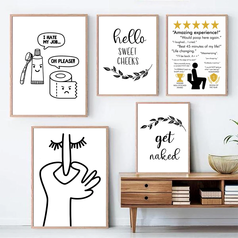 Toilet Humour Bad Smell Cute L - Home Bathroom Rules avis et prix
