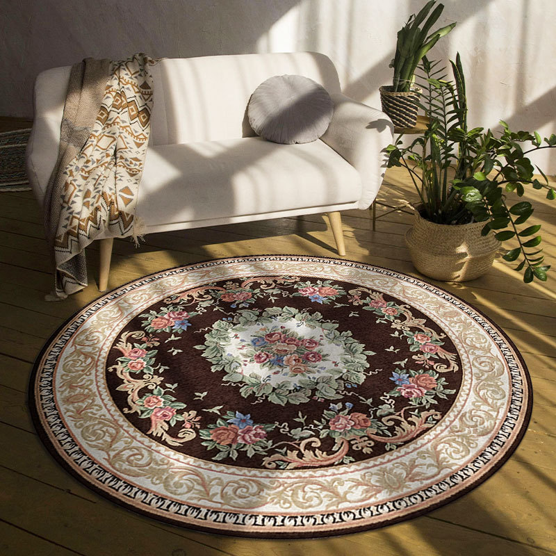 Bohemian Round Rugs Floral Med - Home Toilet Bathroom Design avis et prix