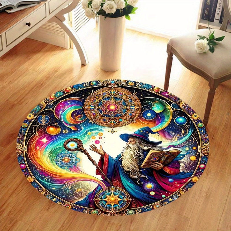 Wizard Fantasy Art Round Rug F - Home Bathroom Colors avis et prix