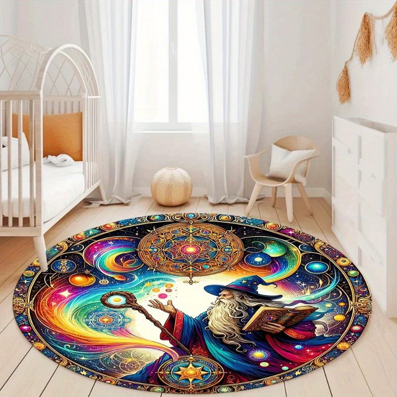 Wizard Fantasy Art Round Rug F - Home Bathroom Colors avis et prix