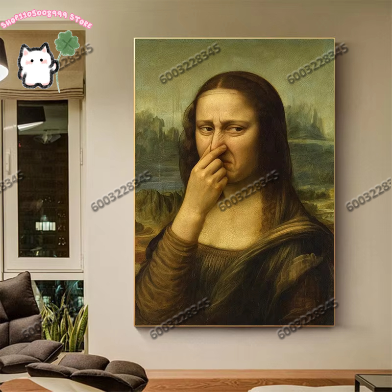 1PC Funny Art Posters Funny Ce - Home Bathroom Wall Art avis et prix