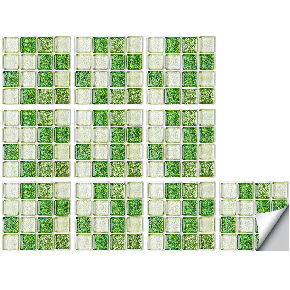 Simulated Tile Stickers Mosaic - Home Bathroom Tiles Design avis et prix