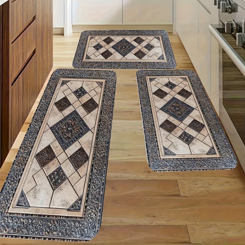 1PC Floor tile Kitchen Rug Non - Home Bathroom Tiles Design avis et prix