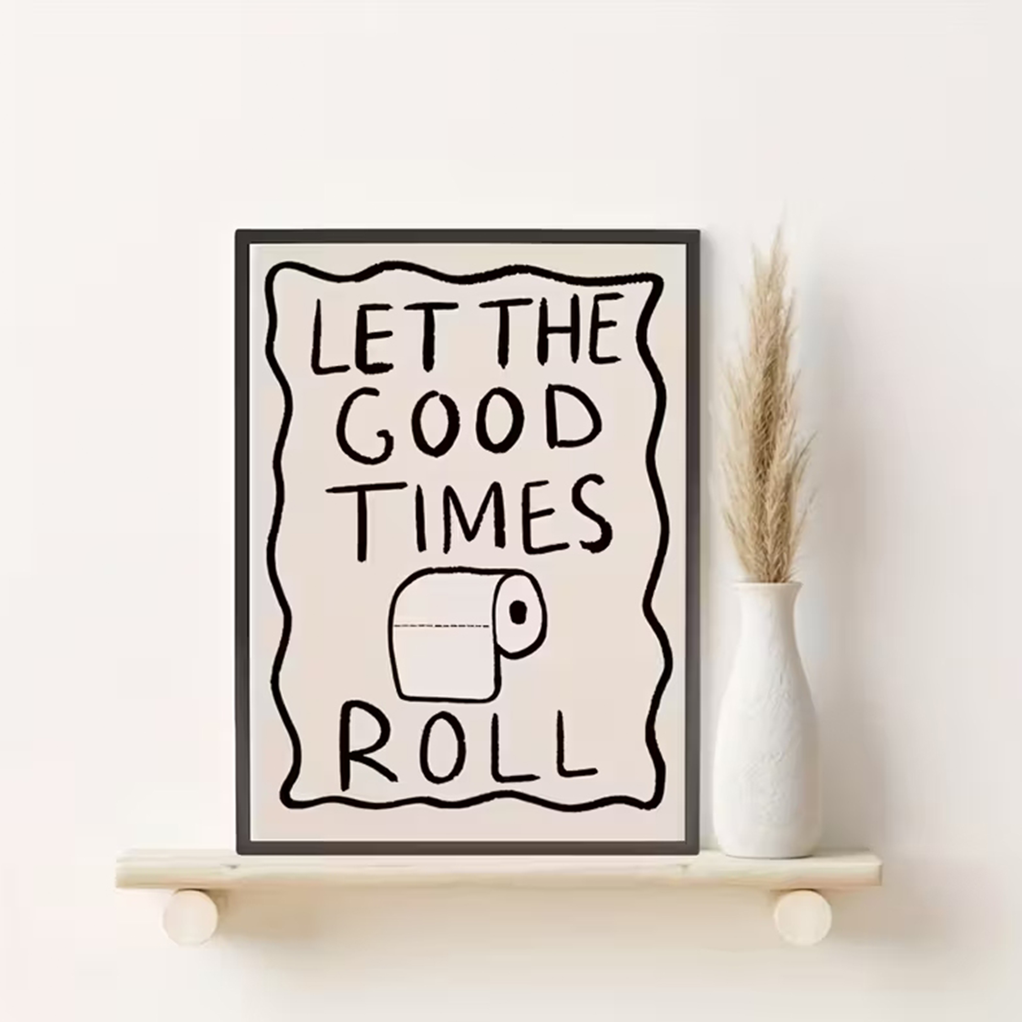Funny Toilet  Let The G00d Tim - Home Bathroom Wall Art avis et prix