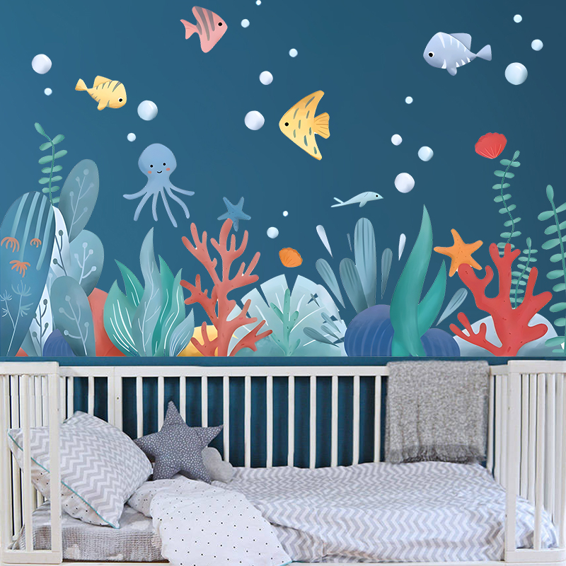 Colorful Sealifes Fishes Bubbl - Home Bathroom Colors avis et prix