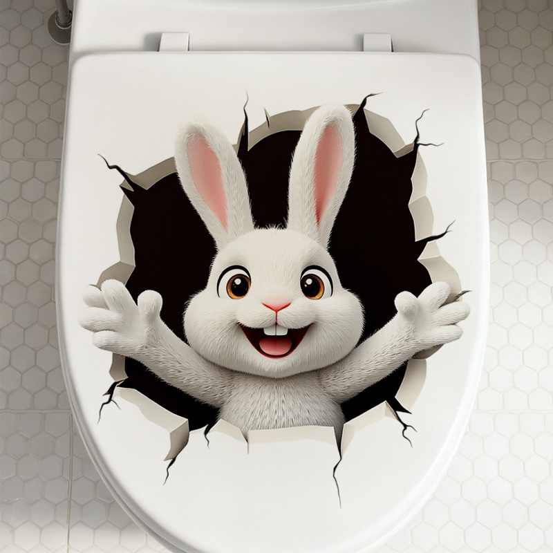 2D Flat 1-Piece Fun Animal-The - Home Bathroom Tiles Design avis et prix