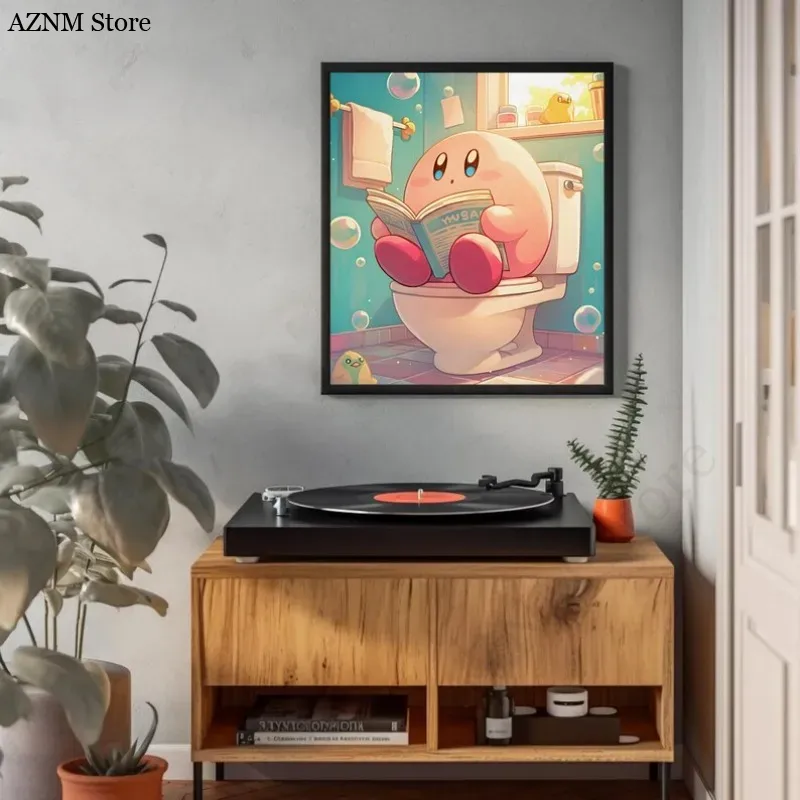 Funny Bathroom Cartoon Video G - Home Bathroom Wall Art avis et prix