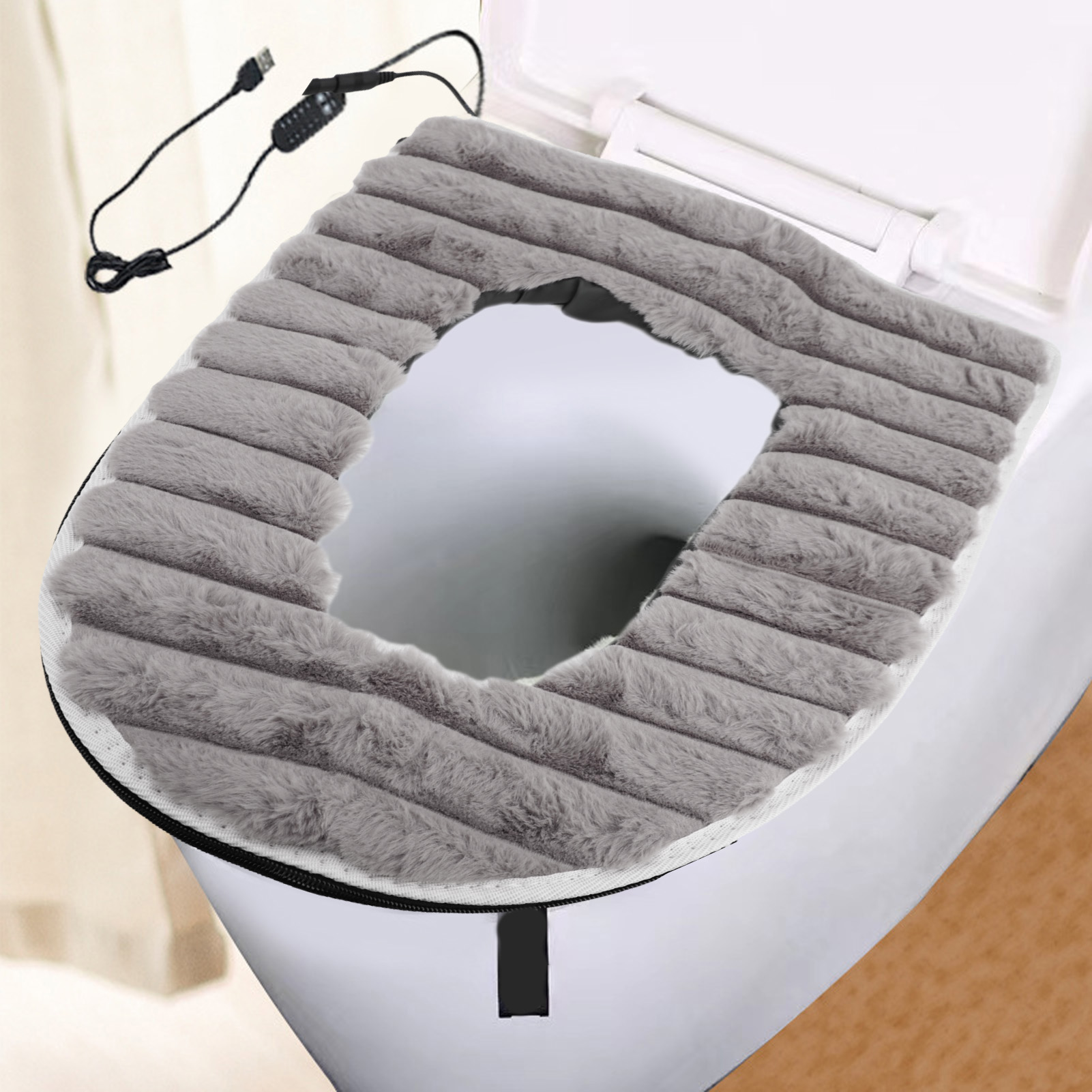 Toilet Heated  Pad Washable Fa - Home Toilet Bathroom Design avis et prix