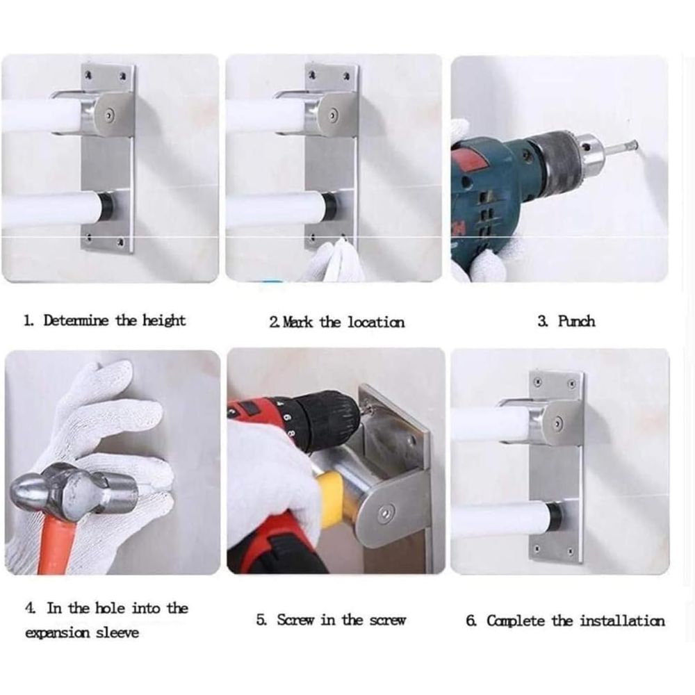 Bathroom Safety Accessories: G - Towel Bar Stainless avis et prix