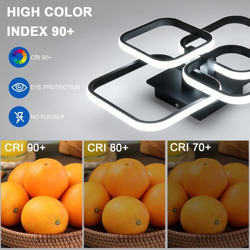 LED Chandelier Three Colors Ce - Home Bathroom Colors avis et prix
