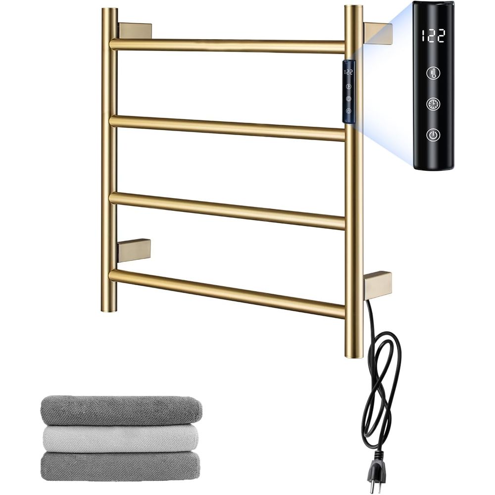 4-Bar Wall-Mounted Electric To - Towel Bar Stainless avis et prix