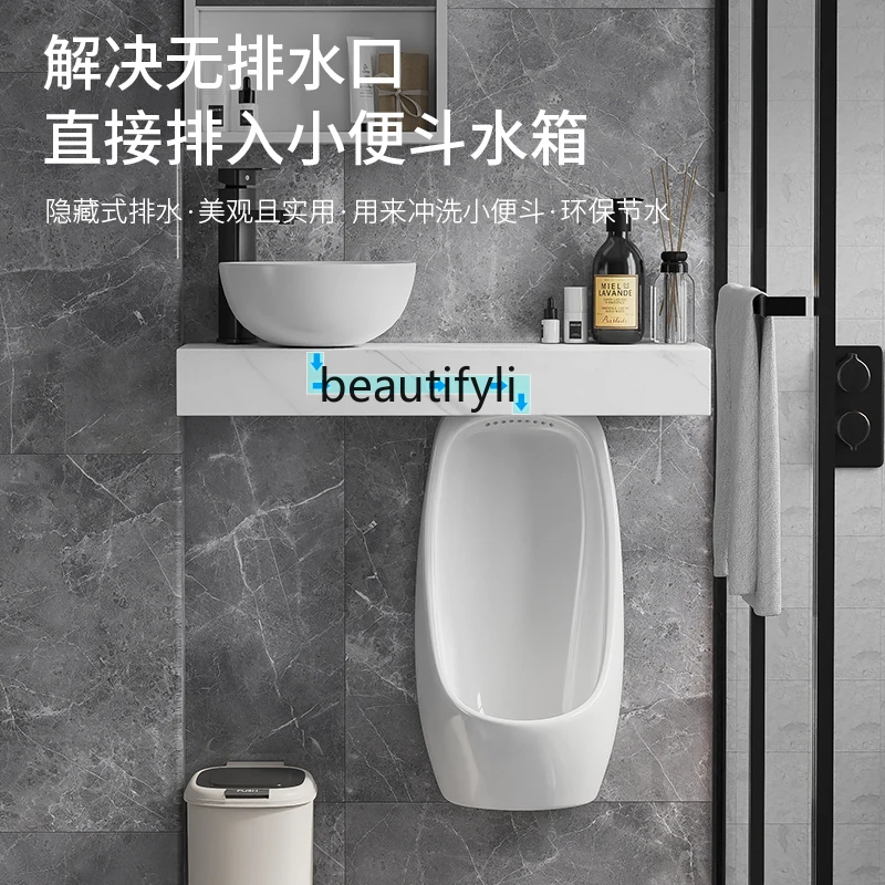 Urinal rock slab countertop in - Home Bathroom Urinal avis et prix