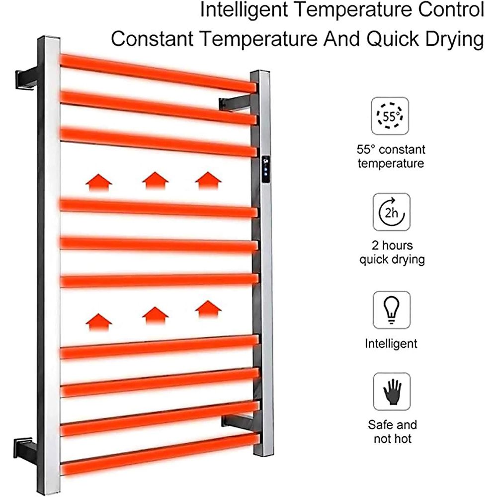 Electric Towel Warmer,with Tim - Towel Bar Stainless avis et prix