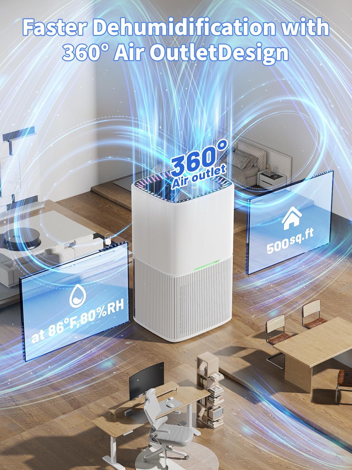 60 OZ Dehumidifier for Home, B - Home Bathroom Colors avis et prix
