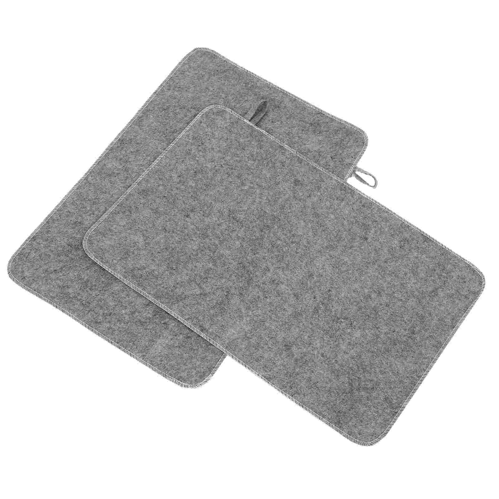 2pcs Grey Felt Sauna Seat Cush - Home Bathroom Sauna avis et prix