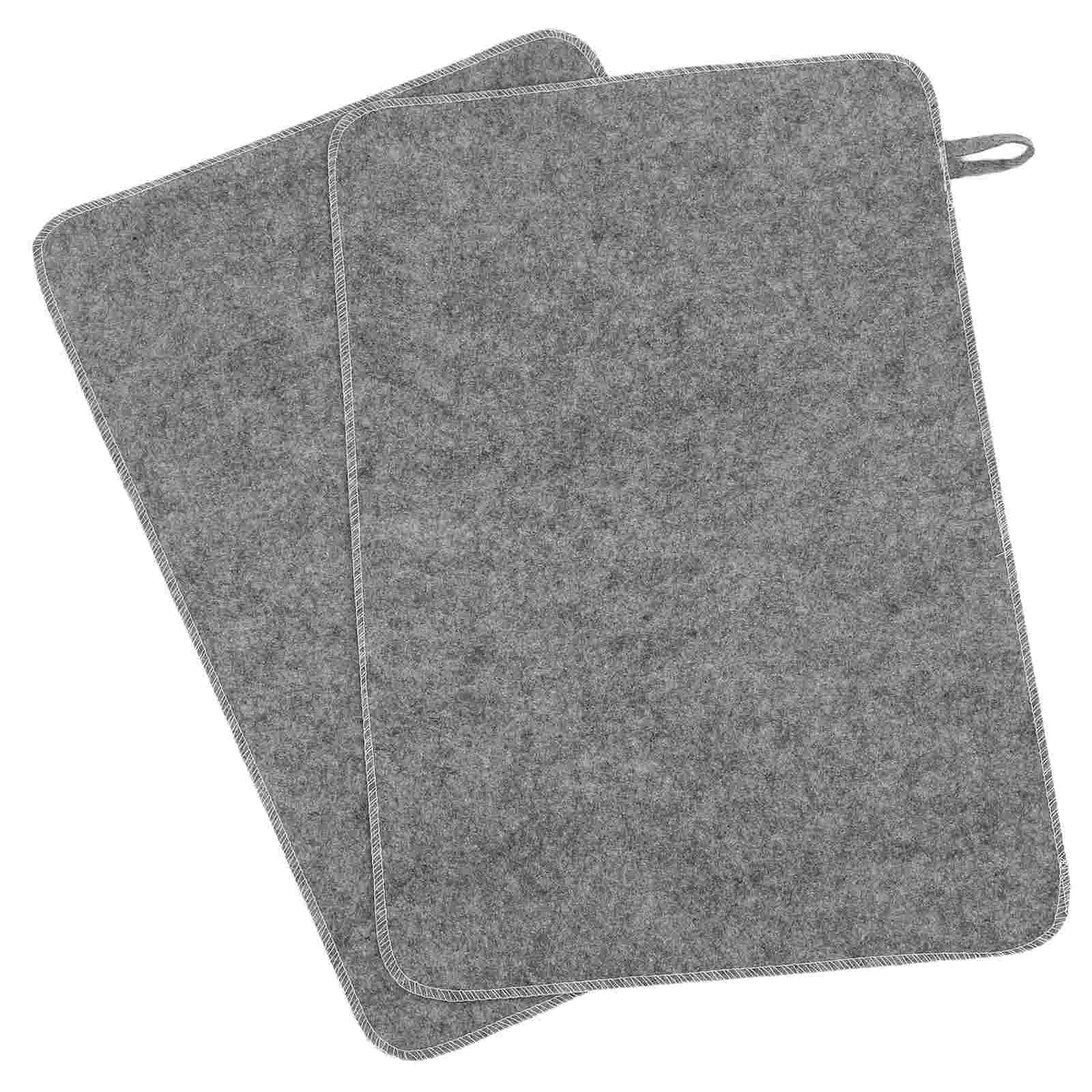 2pcs Grey Felt Sauna Seat Cush - Home Bathroom Sauna avis et prix