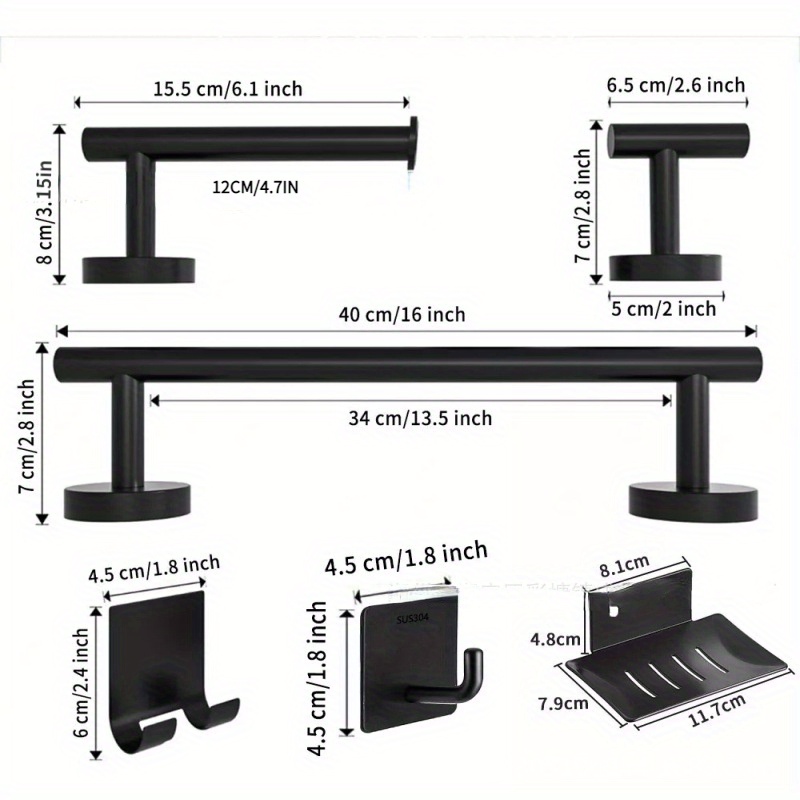 Stainless Steel Towel Rod Set, - Towel Bar Stainless avis et prix