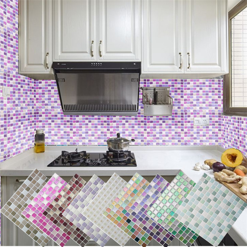 3D Mosaic Wall Mural Tile Stic - Home Bathroom Tiles Design avis et prix