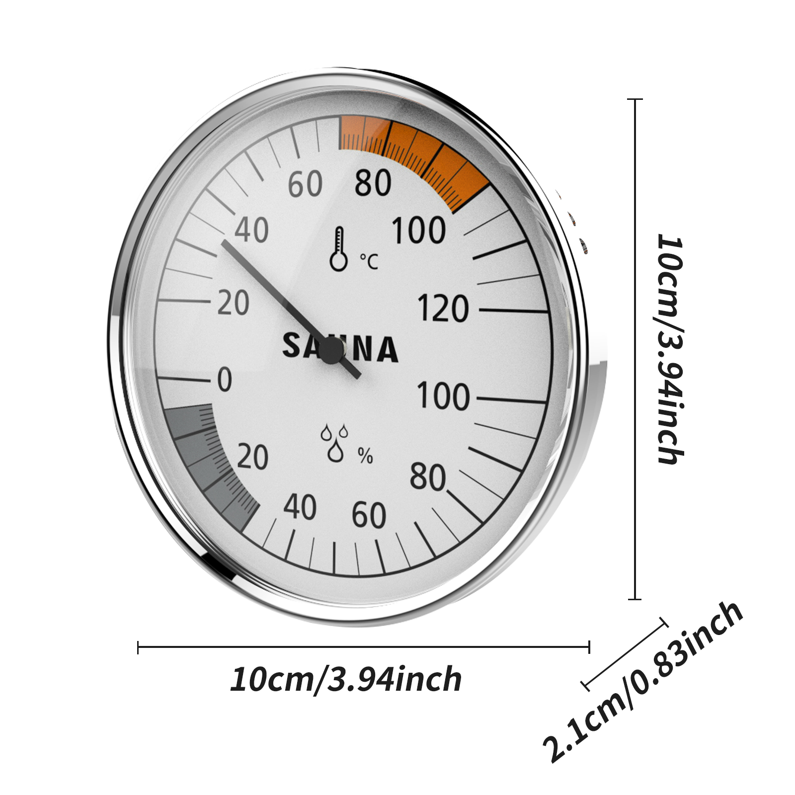 Sauna Thermometer & Hygrometer - Home Bathroom Sauna avis et prix