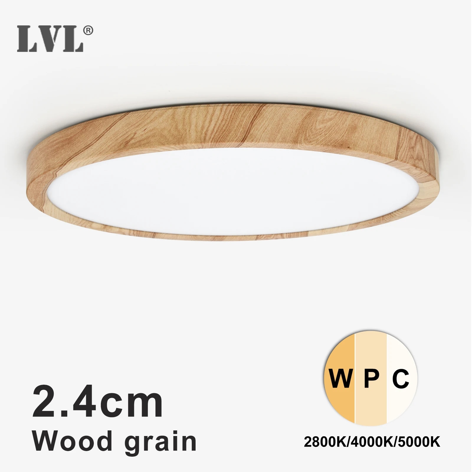 LVL LED Ceiling Light Wood Gra - Home Bathroom Colors avis et prix
