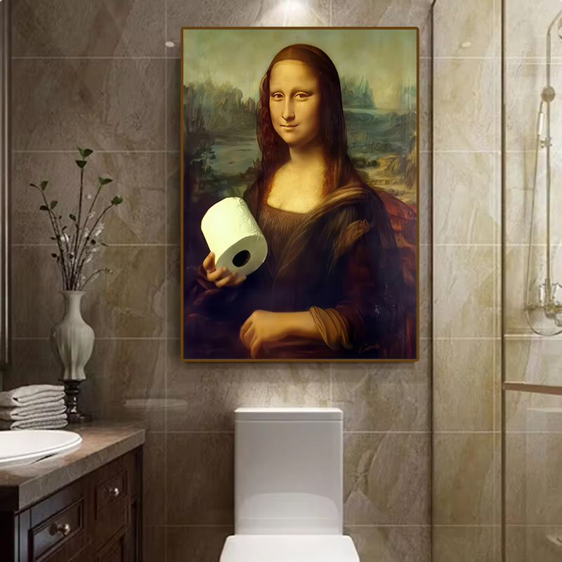 1pc Funny Abstract Bathroom To - Home Toilet Bathroom Design avis et prix