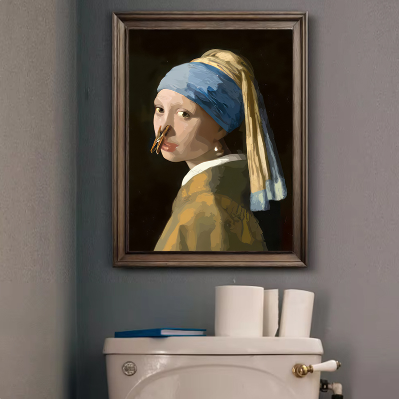 1pc Funny Abstract Bathroom To - Home Toilet Bathroom Design avis et prix