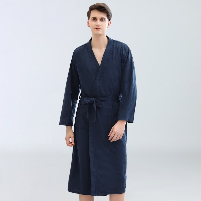 Men's Waffle Bathrobes Sauna C - Home Bathroom Sauna avis et prix