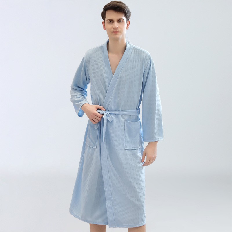 Men's Waffle Bathrobes Sauna C - Home Bathroom Sauna avis et prix