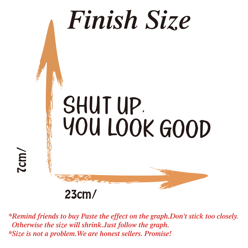Sh*t UP You Look Good Quote Mi - Home Goods Bathroom Mirrors avis et prix