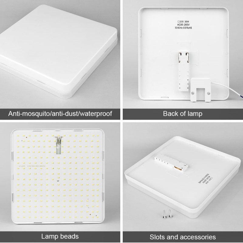 36W 48W Ultra-thin LED Ceiling - Home Bathroom Colors avis et prix