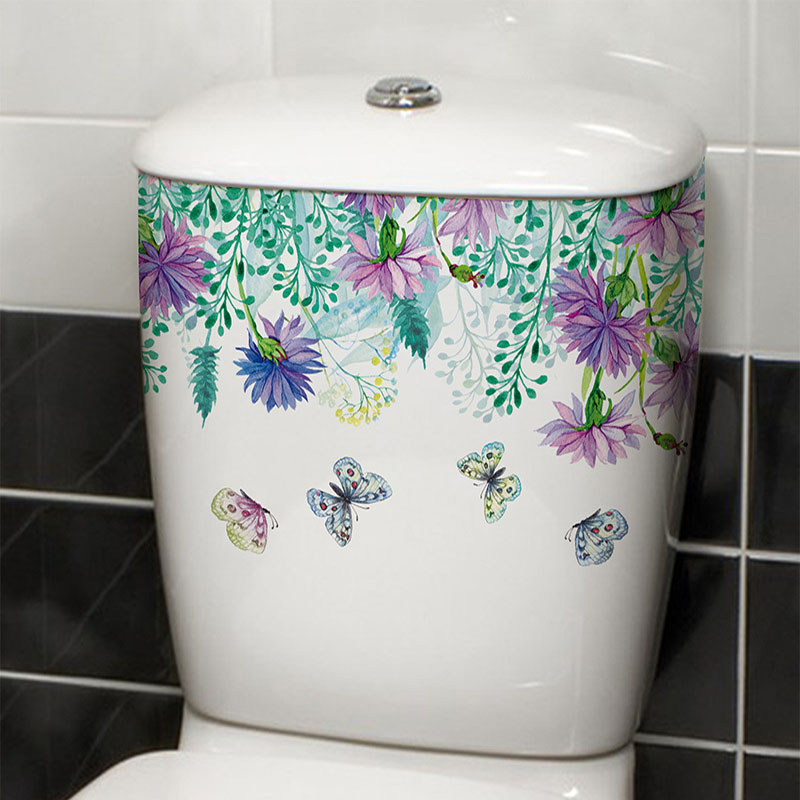 Vibrant Spring Butterfly Flowe - Home Bathroom Layout avis et prix