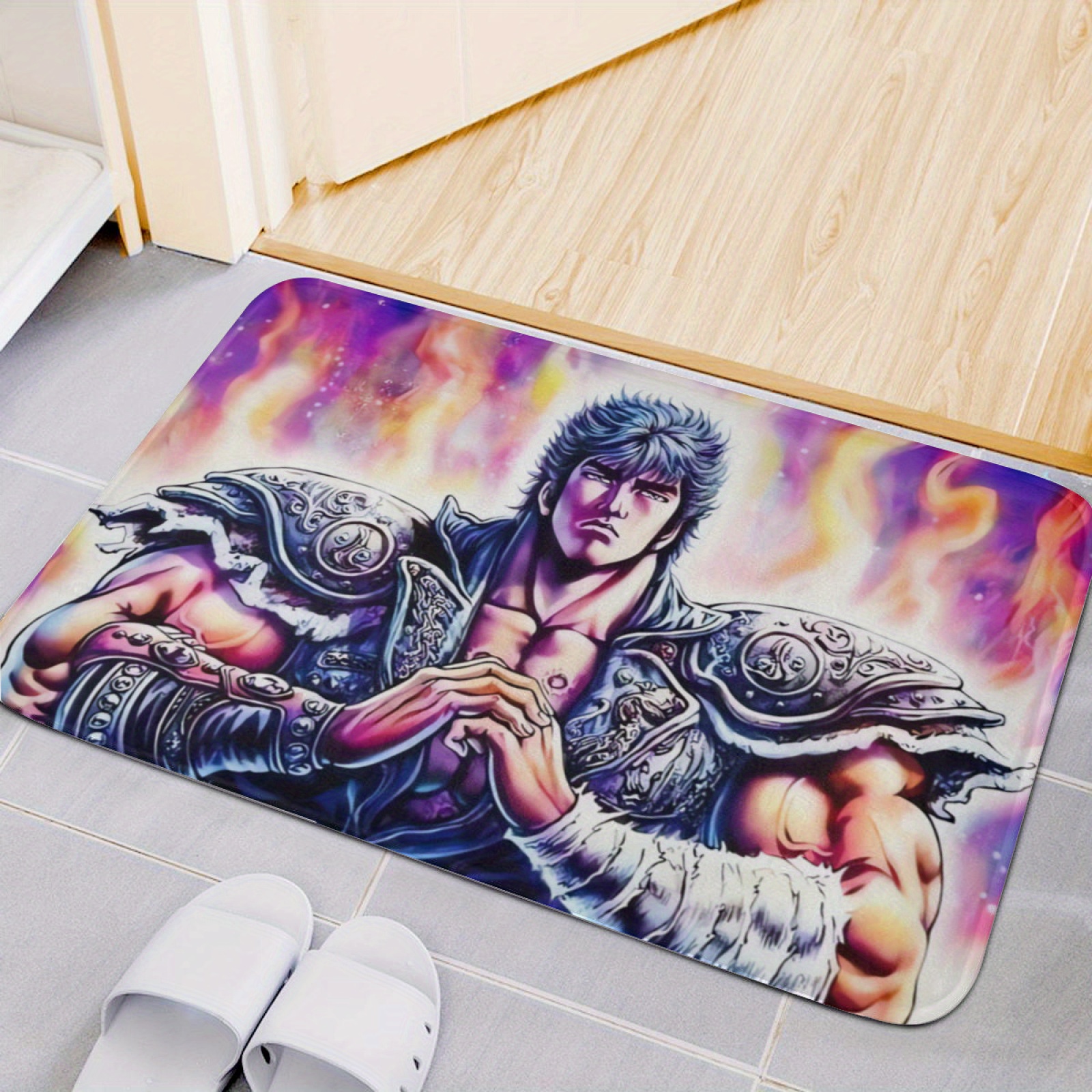Hokuto No Ken Modern Flannel F - Home Bathroom Dimensions avis et prix