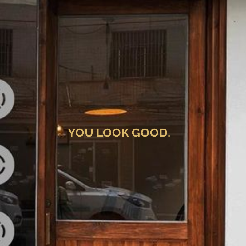You Look Good Mirror Wall Stic - Home Goods Bathroom Mirrors avis et prix