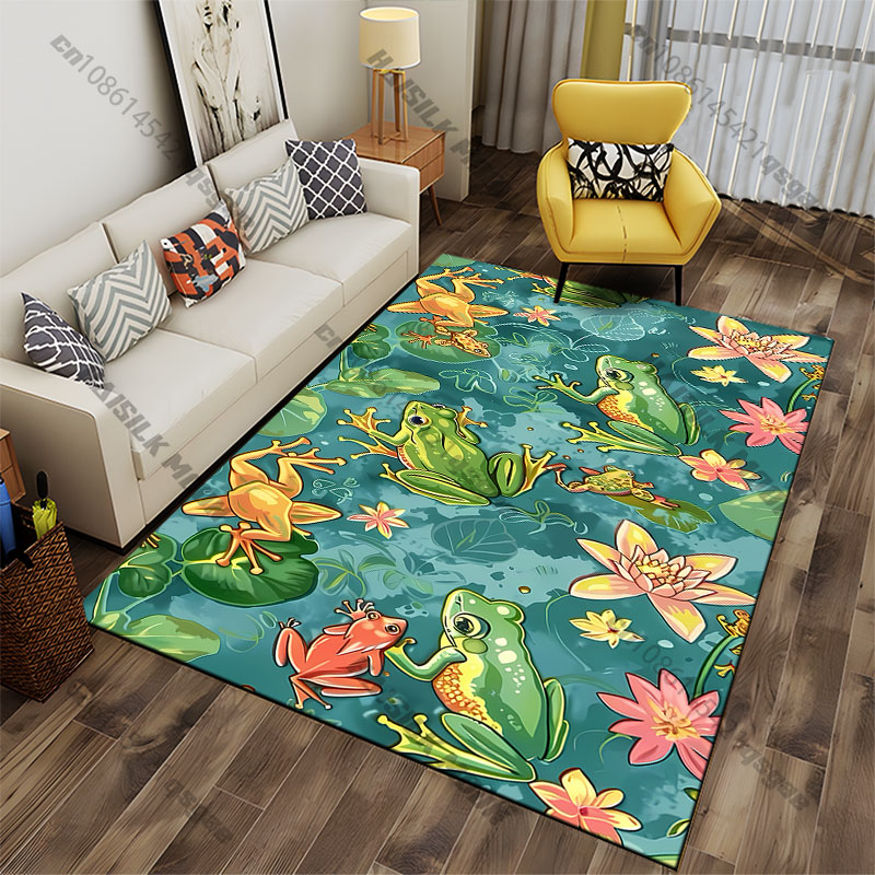 Frogs flowers nature vibrant d - Home Toilet Bathroom Design avis et prix