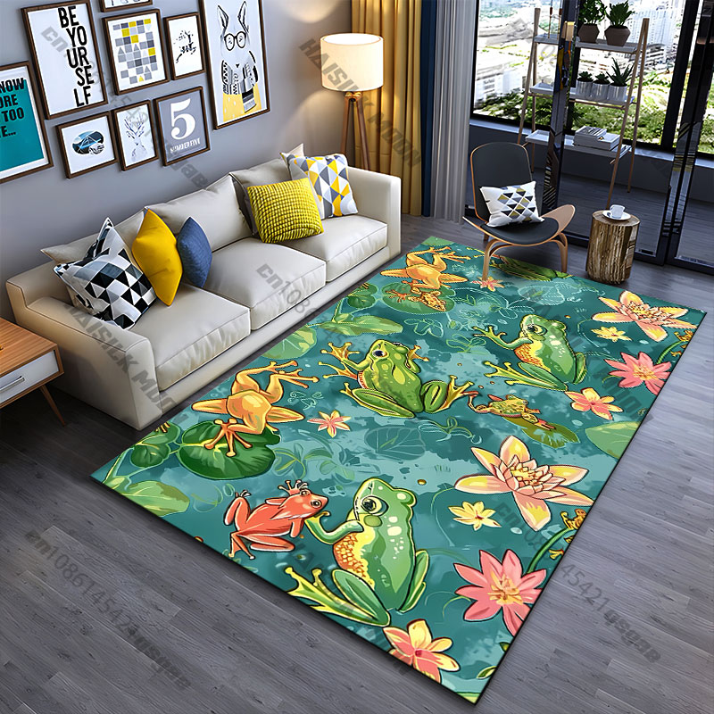 Frogs flowers nature vibrant d - Home Toilet Bathroom Design avis et prix