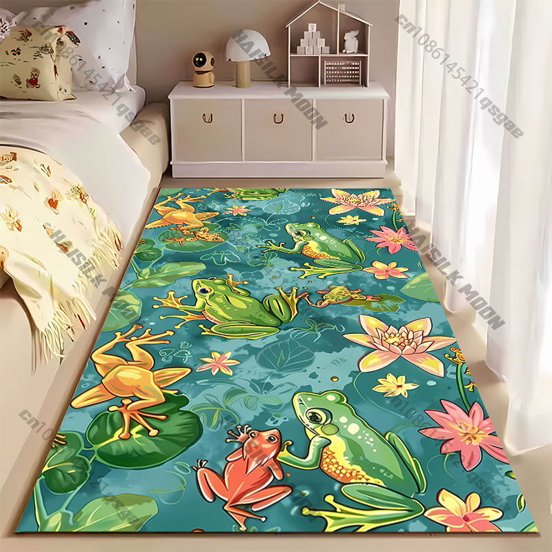 Frogs flowers nature vibrant d - Home Toilet Bathroom Design avis et prix