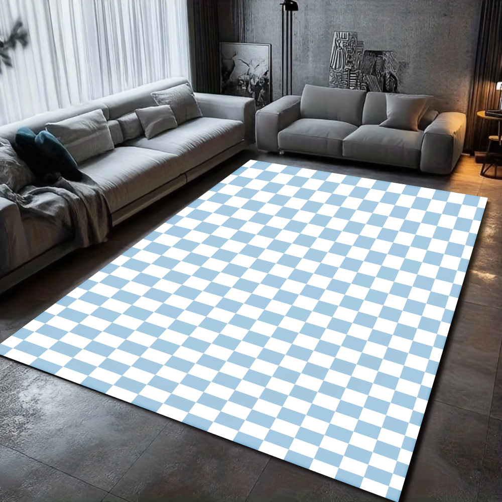 Checkerboard Pattern Carpet Va - Home Toilet Bathroom Design avis et prix