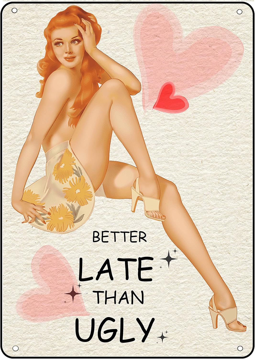 Bathroom Home Pin Up Girl Meta - Home Bathroom Wall Art avis et prix