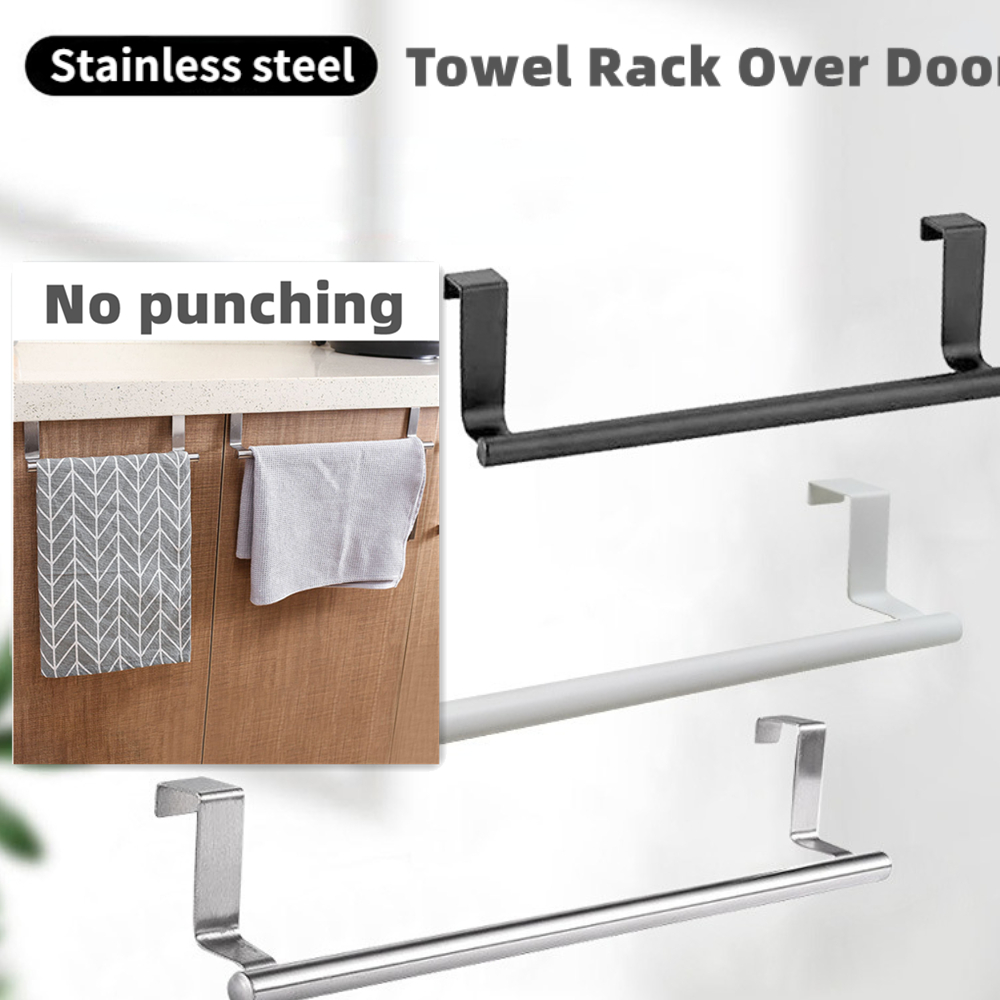 1/2Pcs Towel Rack Over Door To - Towel Bar Stainless avis et prix