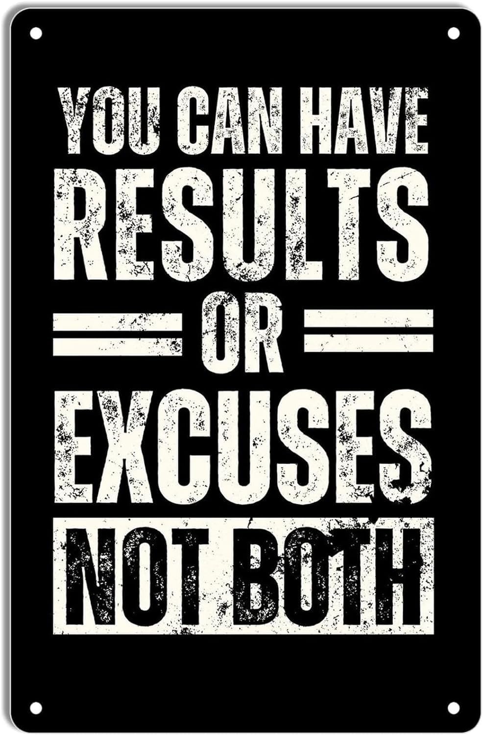 You Can Have Results Or Excuse - Home Bathroom Wall Art avis et prix