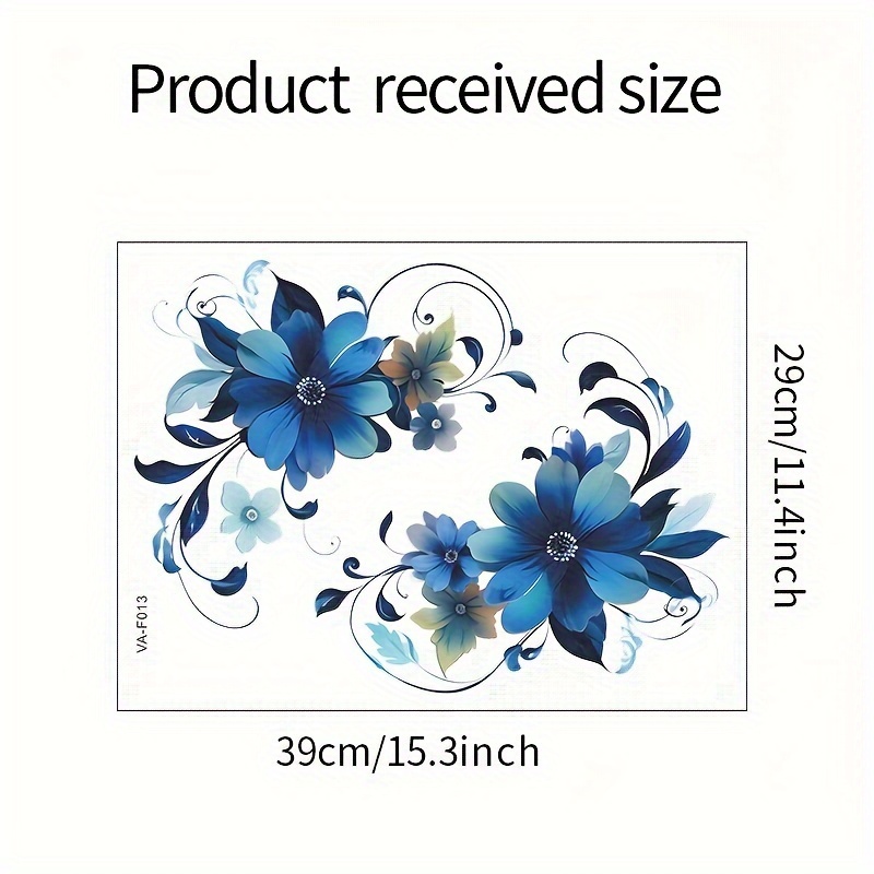 2D Flat 1Pc Rural Pastoral Flo - Home Bathroom Tiles Design avis et prix