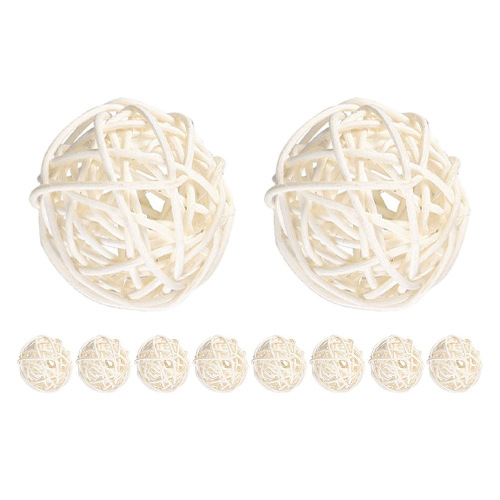 10Pcs Decorative Rattan Balls  - Home Bathroom Layout avis et prix