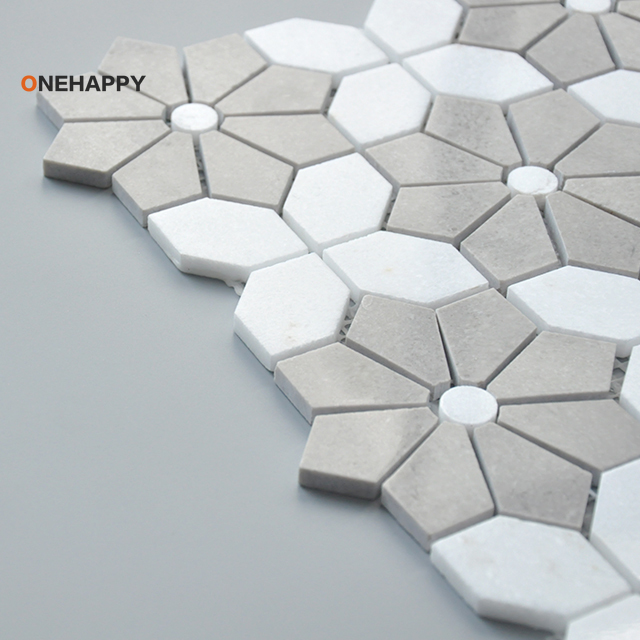 Mosaic Marble Tile for Kitchen - Home Bathroom Tiles Design avis et prix