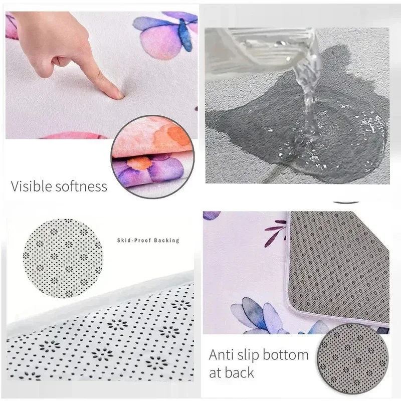 Retro Design Carpet for Living - Home Toilet Bathroom Design avis et prix